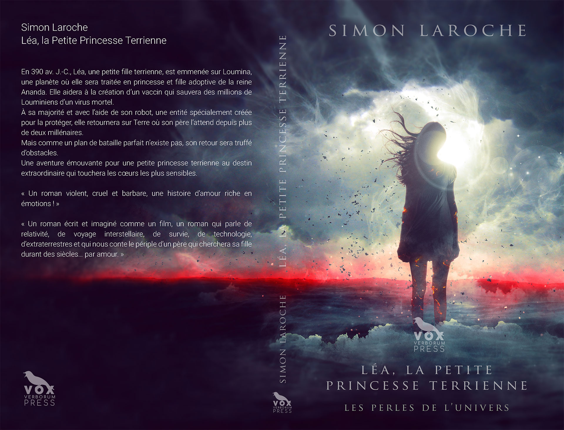 Couverture du roman de science-fiction Léa, la petite princesse terrienne