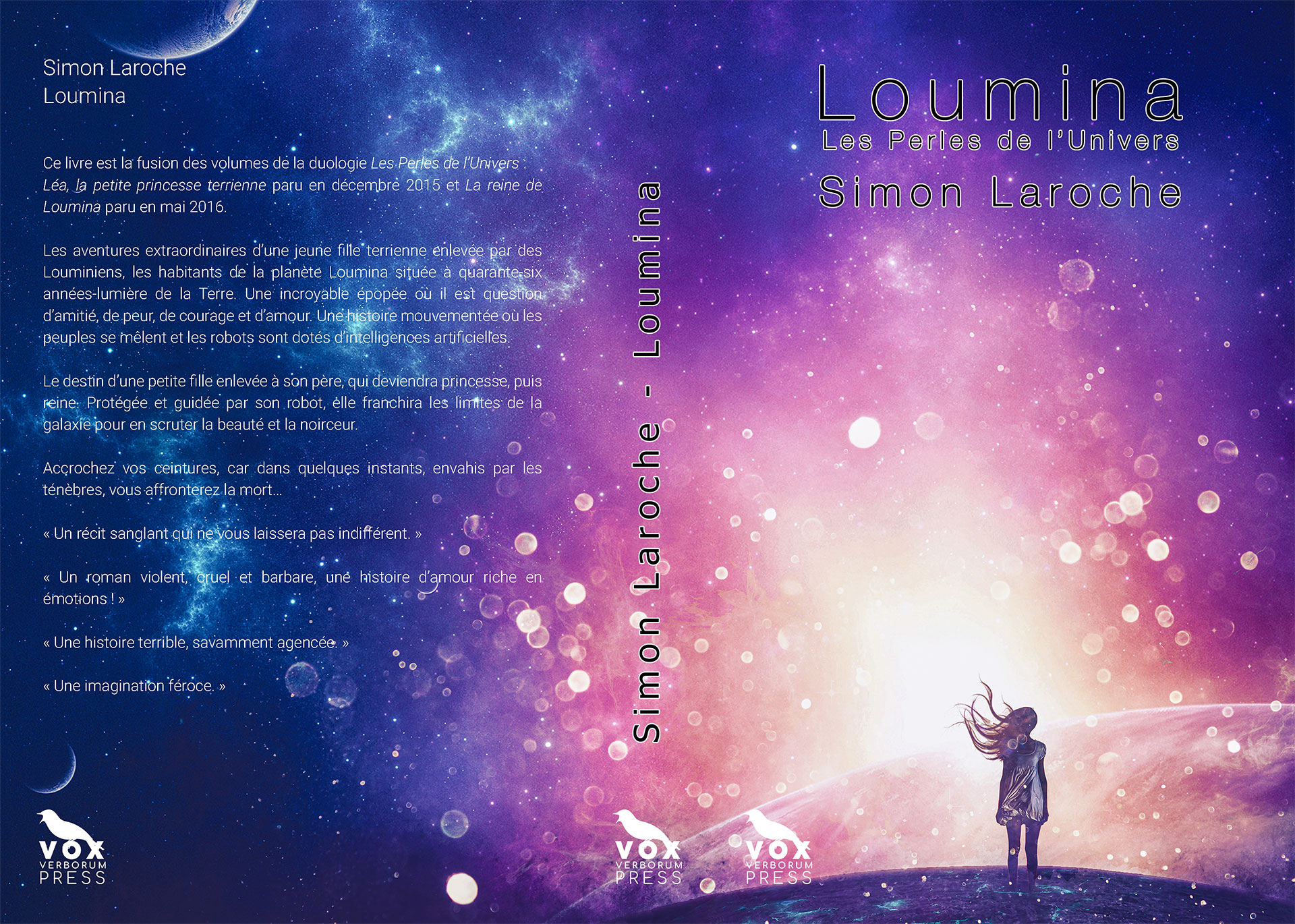 Couverture du roman de science-fiction Loumina