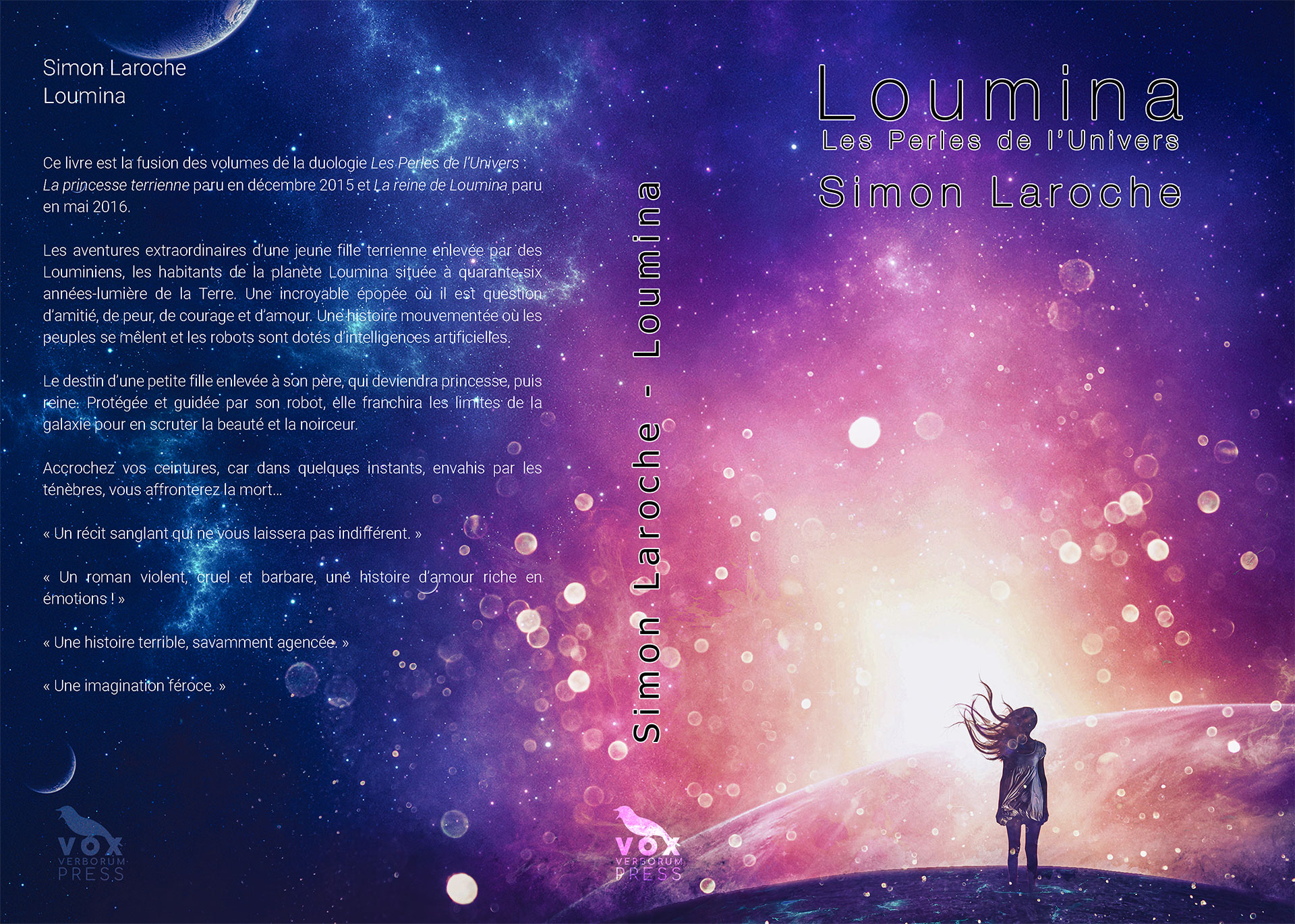 Couverture du roman de science-fiction Loumina