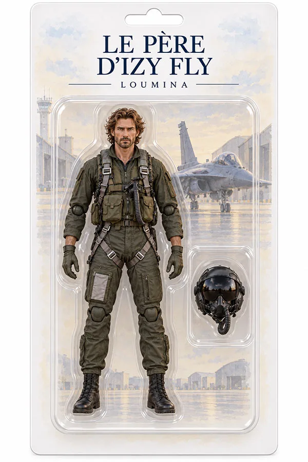 Figurine de David, pilote de chasse