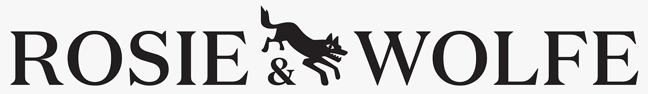 Logo maison d’édition Rosie & Wolfe