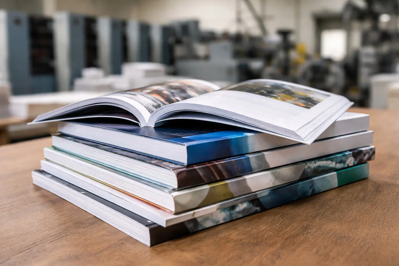 Reliure dos carré collé : impression de livres professionnels