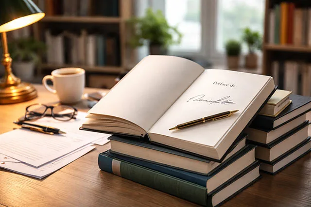 Préface d’un auteur célèbre : atout pour votre roman