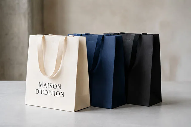 Sac papier : histoire, design graphique et techniques d’impression