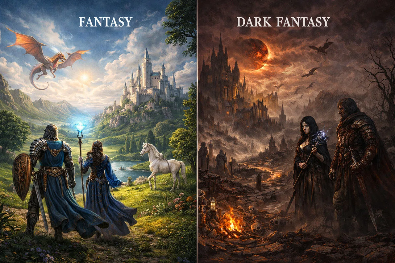 Fantasy vs Dark Fantasy : deux visions d’un même imaginaire