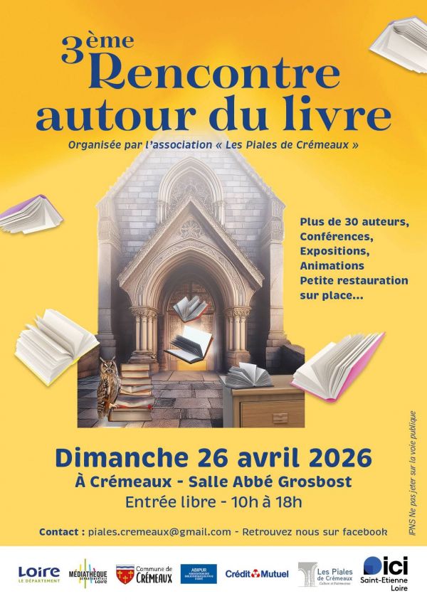 Rencontre autour du livre de Crémeaux 2026 Rencontre autour du livre de Crémeaux 2026