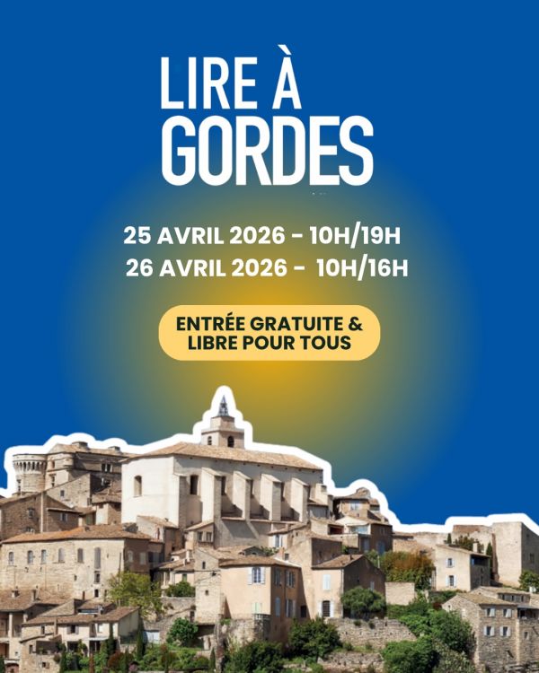Lire à Gordes 2026 Lire à Gordes 2026