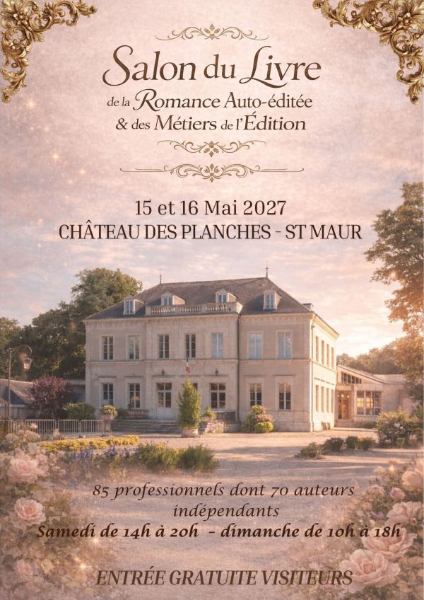 Salon du livre de la romance auto-éditée et des métiers de l’édition de Saint-Maur