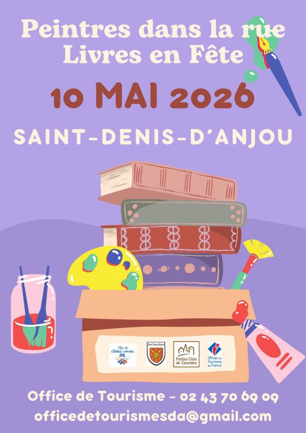 Livres en fête à Saint-Denis-d’Anjou 2026 Livres en fête à Saint-Denis-d’Anjou 2026