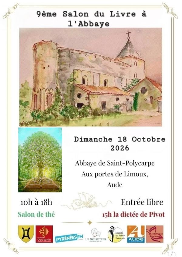 Salon du Livre à l’Abbaye de Saint-Polycarpe