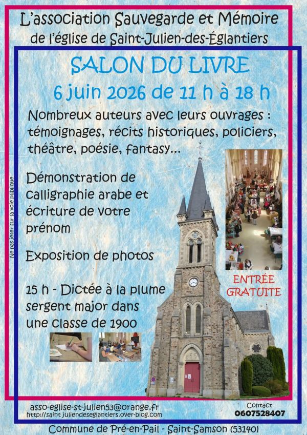 Salon du livre de Saint-Julien-des-Églantiers