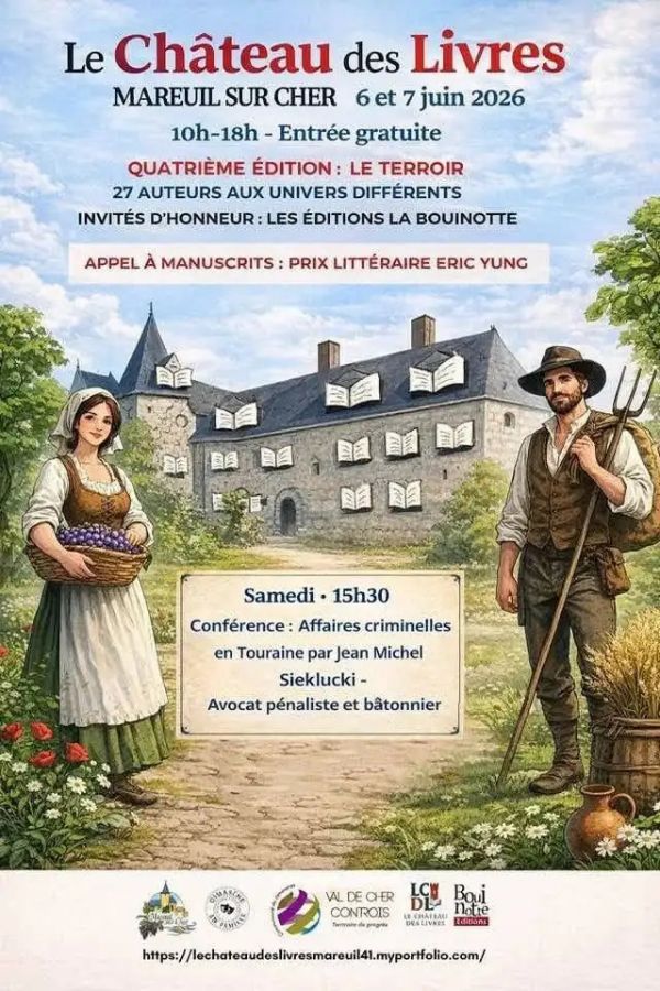 Le Château des Livres à Mareuil-sur-Cher