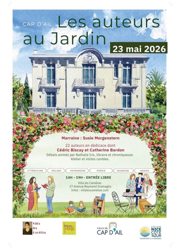 Les Auteurs au Jardin à Cap d’Ail