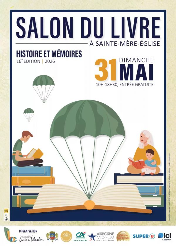 Salon du livre de Sainte-Mère-Église 2026 Salon du livre de Sainte-Mère-Église 2026