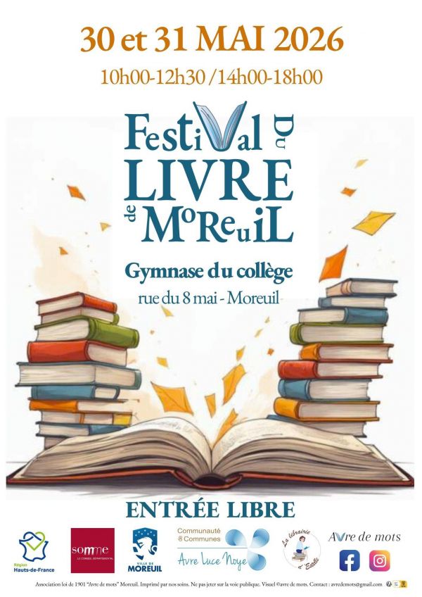 Festival du livre de Moreuil 2026 Festival du livre de Moreuil 2026