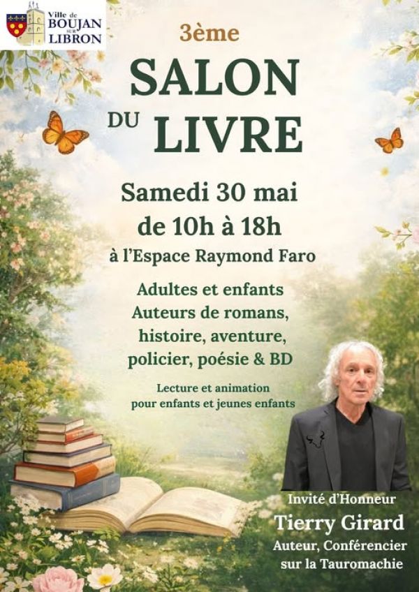 Salon du livre de Boujan-sur-Libron 2026 Salon du livre de Boujan-sur-Libron 2026