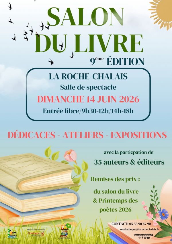 Salon du livre de La Roche-Chalais 2026