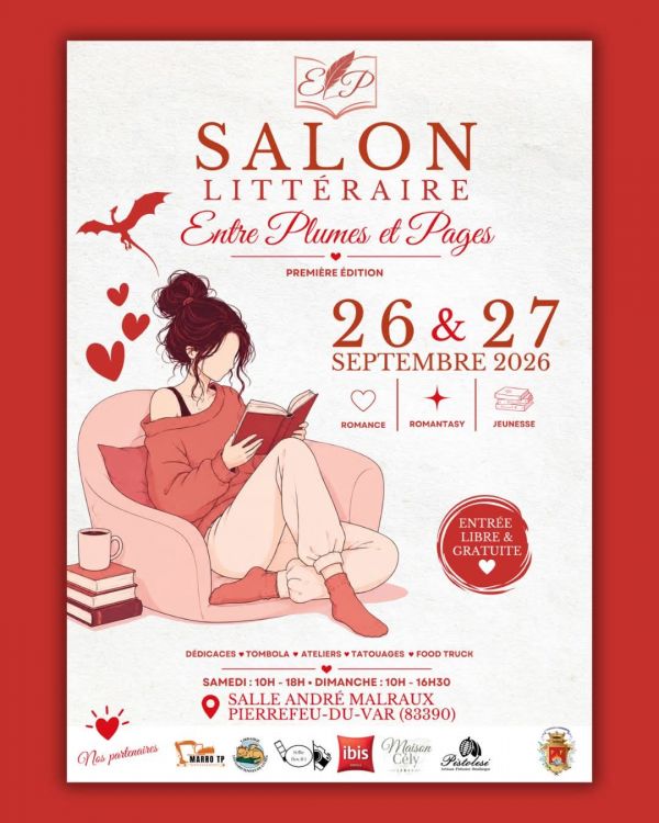 Salon littéraire Entre Plumes et Pages de Pierrefeu-du-Var 2026