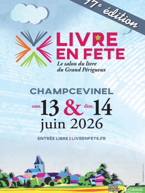 Salon du livre du Grand Périgueux à Champcevinel 2026