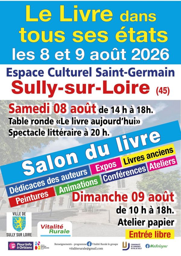 Le Livre dans tous ses états à Sully-sur-Loire