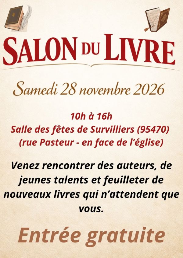 Salon du livre de Survilliers