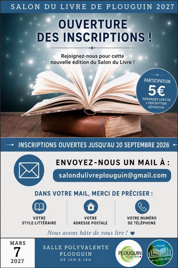Salon du livre de Plouguin