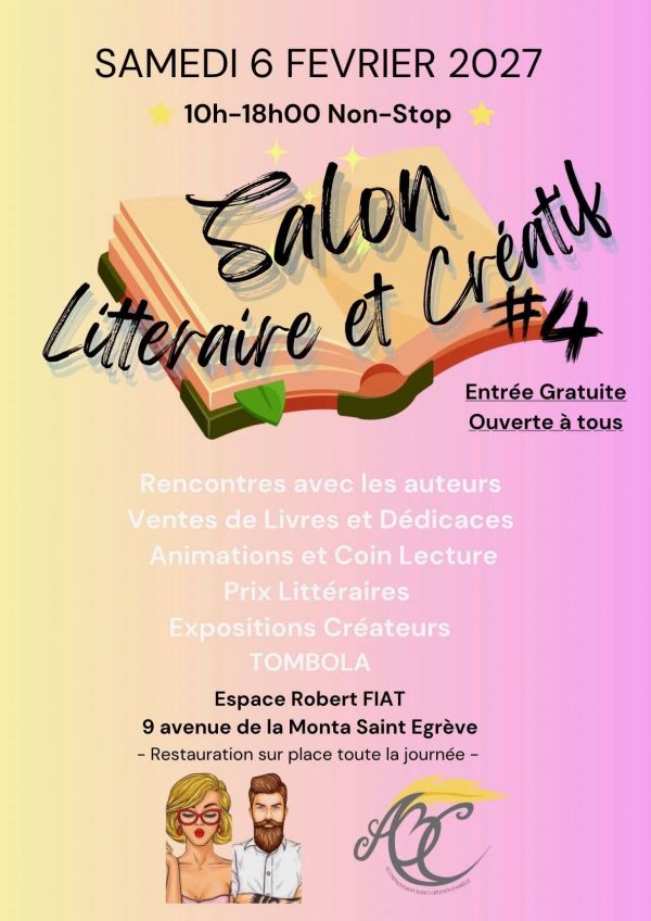 Salon littéraire et créatif de Saint-Égrève 2027 Salon littéraire et créatif de Saint-Égrève 2027