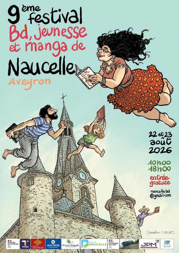 Festival BD, livres jeunesse, manga et caricatures de Naucelle 2026 Festival BD, livres jeunesse, manga et caricatures de Naucelle 2026