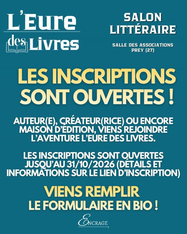L’Eure des Livres, salon littéraire de Prey 2027 L’Eure des Livres, salon littéraire de Prey 2027
