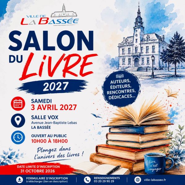 Salon du livre La Bassée 2027 Salon du livre La Bassée 2027