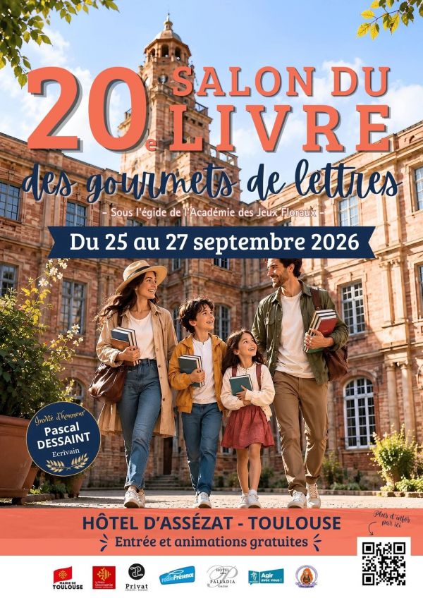 Salon du Livre des Gourmets de Lettres de Toulouse 2026 Salon du Livre des Gourmets de Lettres de Toulouse 2026
