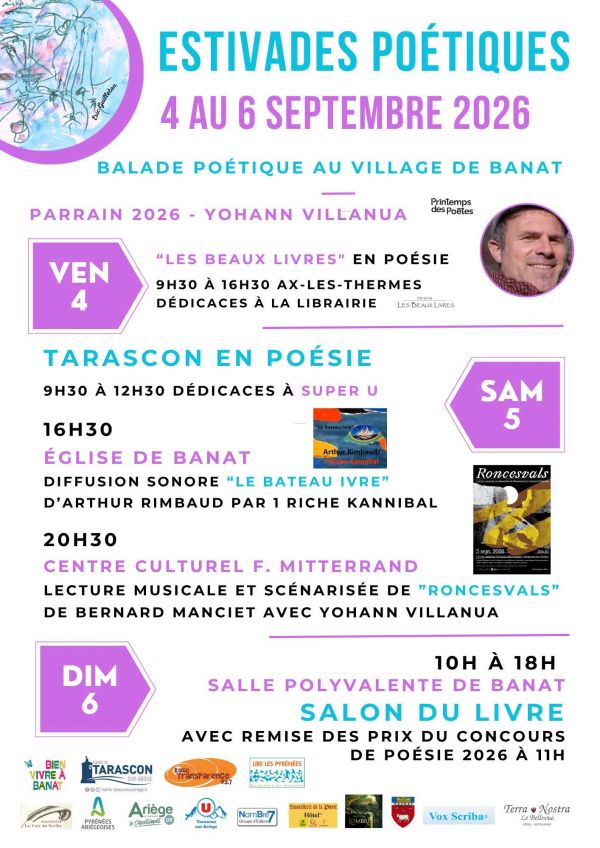 Estivades Poétiques de Tarascon-sur-Ariège