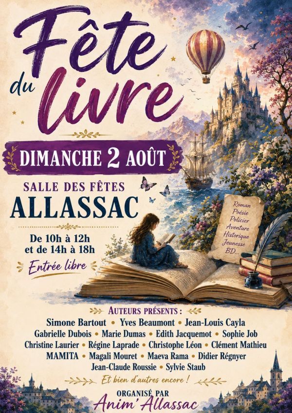 Fête du Livre d’Allassac 2026