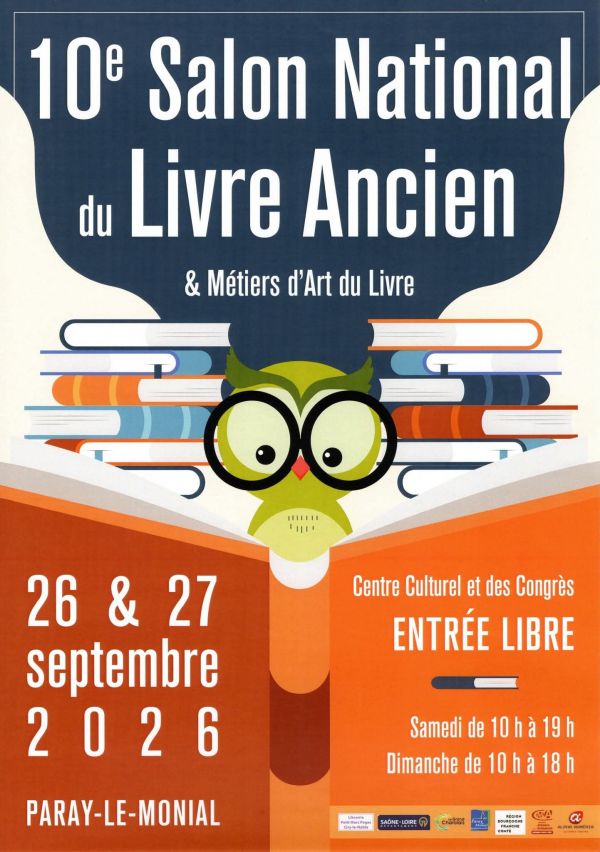 Salon National du Livre ancien et des métiers d’art du Livre de Paray-le-Monial