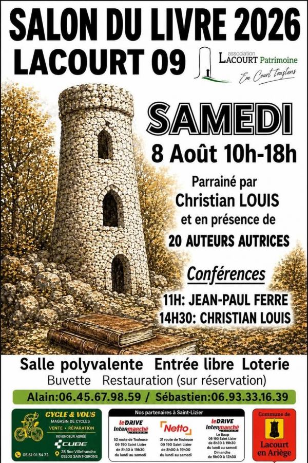 Salon du Livre de Lacourt 2026