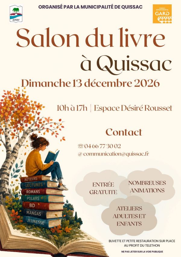 Salon du Livre de Quissac 2026 Salon du Livre de Quissac 2026