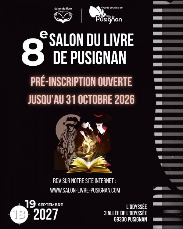 Salon du Livre de Pusignan 2027 Salon du Livre de Pusignan 2027