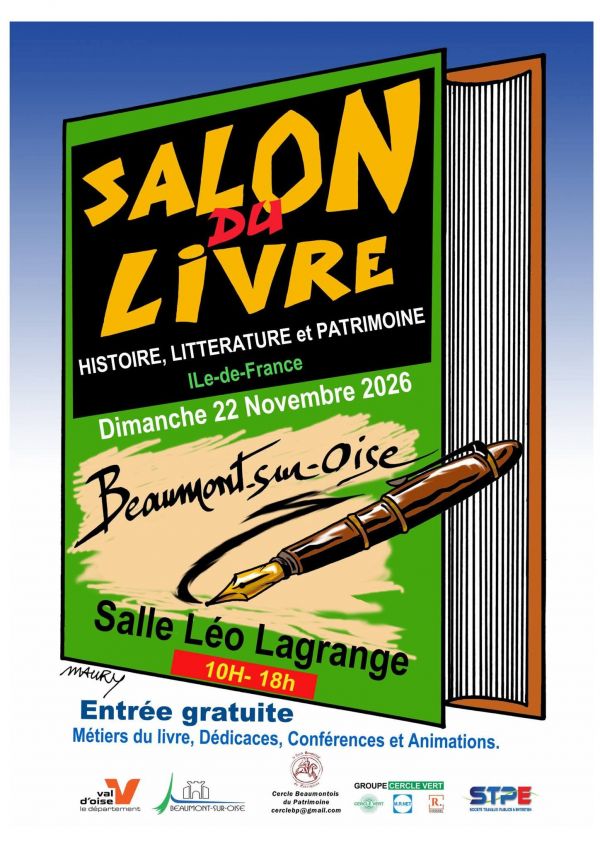 Salon du Livre de Beaumont-sur-Oise 2026 Salon du Livre de Beaumont-sur-Oise 2026