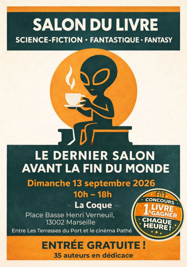 Le Dernier Salon Avant la Fin du Monde à Marseille 2026 Le Dernier Salon Avant la Fin du Monde à Marseille 2026