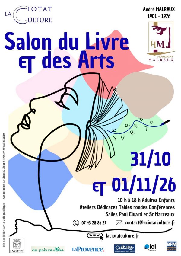 Salon du Livre et des Arts de La Ciotat 2026 Salon du Livre et des Arts de La Ciotat 2026