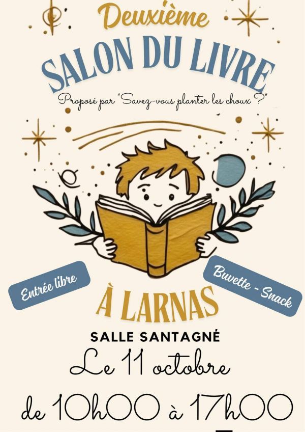 Salon du Livre de Larnas 2026 Salon du Livre de Larnas 2026