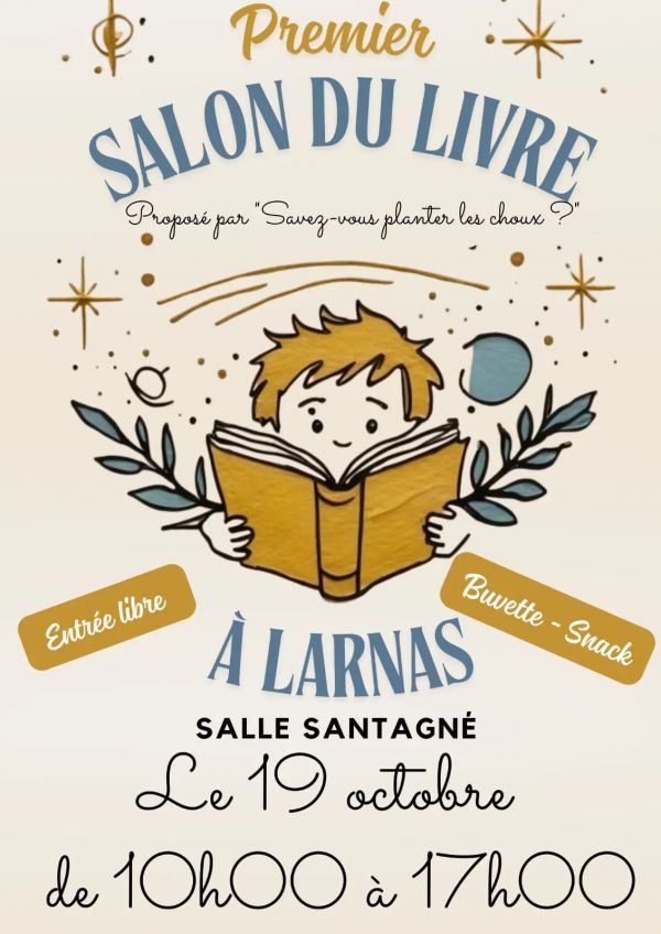 Salon du Livre de Larnas 2025 Salon du Livre de Larnas 2025