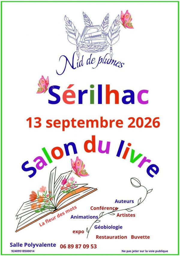 Salon du livre de Sérilhac 2026
