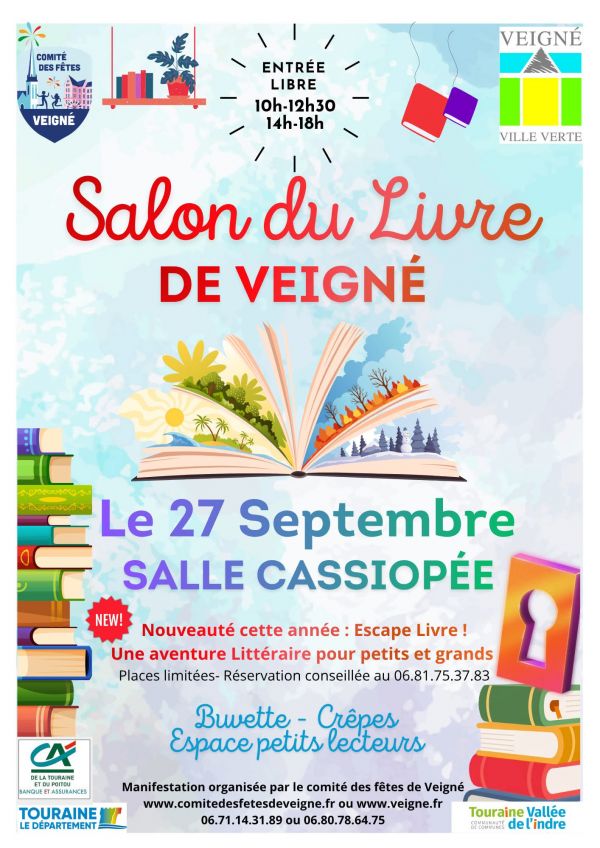 Salon du livre de Veigné 2026