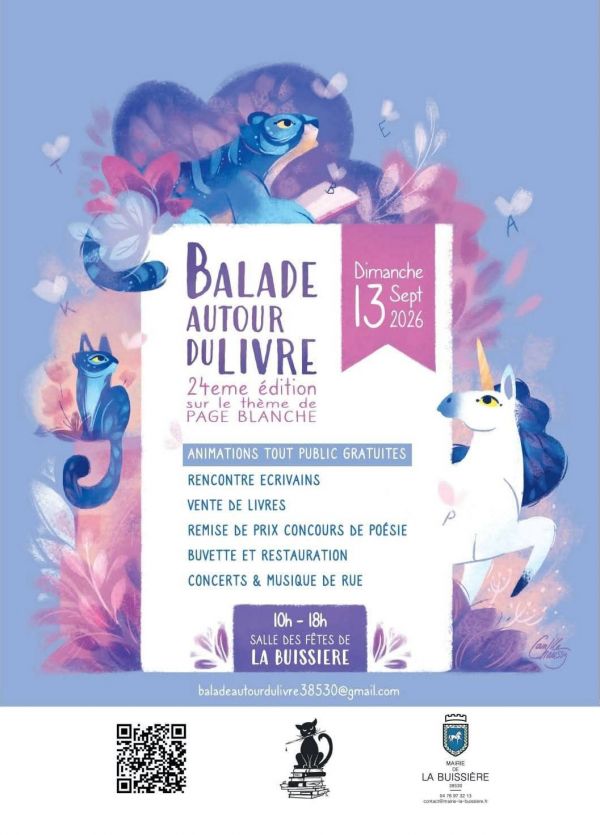 Balade autour du livre à La Buissière 2026 Balade autour du livre à La Buissière 2026