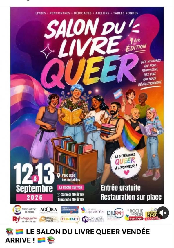 Salon du livre Queer de La Roche-sur-Yon