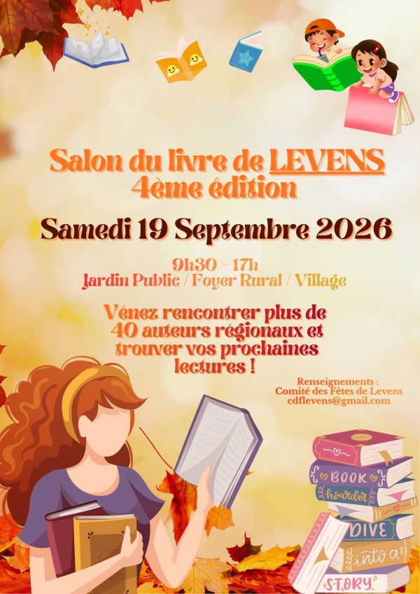 Salon du livre de Levens 2026 Salon du livre de Levens 2026