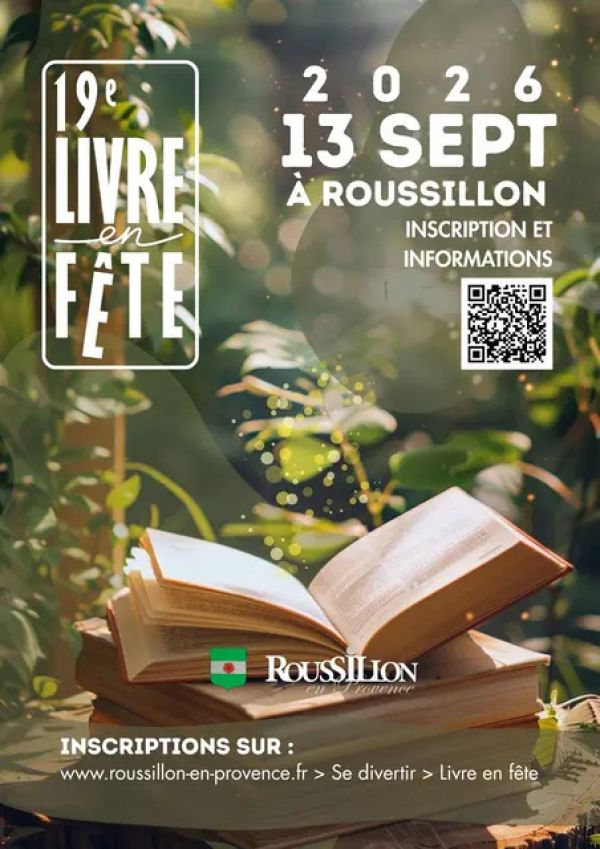 Livre en Fête à Roussillon 2026 Livre en Fête à Roussillon 2026