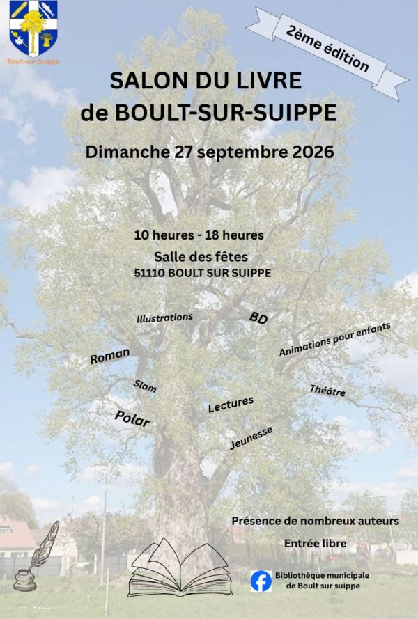 Salon du livre de Boult-sur-Suippe 2026