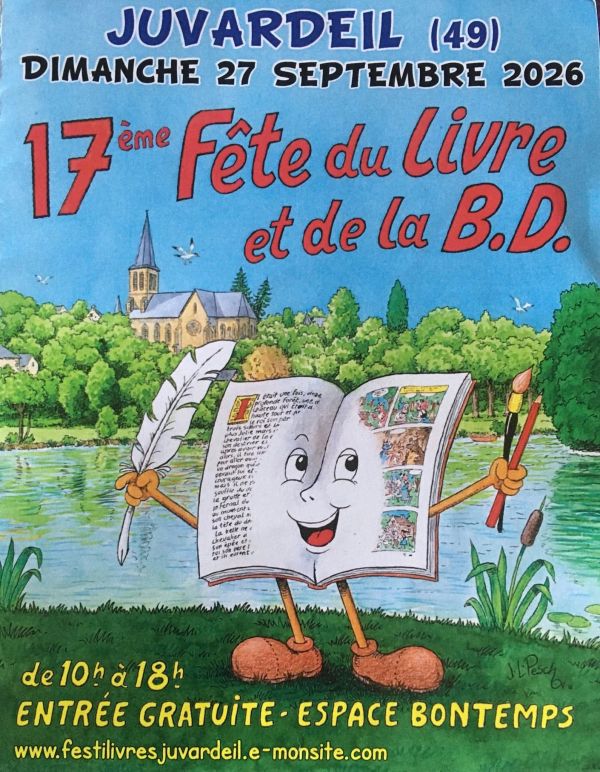 Fête du Livre et de la BD de Juvardeil 2026 Fête du Livre et de la BD de Juvardeil 2026